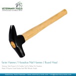Farrier Round Head Claw Hammer  (Rounding hammer) 