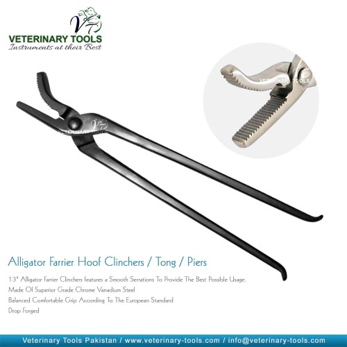 Superior Instruments Hoof Clincher 12 Veterinary Horse Shoe Heavy Duty Instruments 