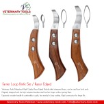 Farrier Loop Knife ( 3 Pcs Set )